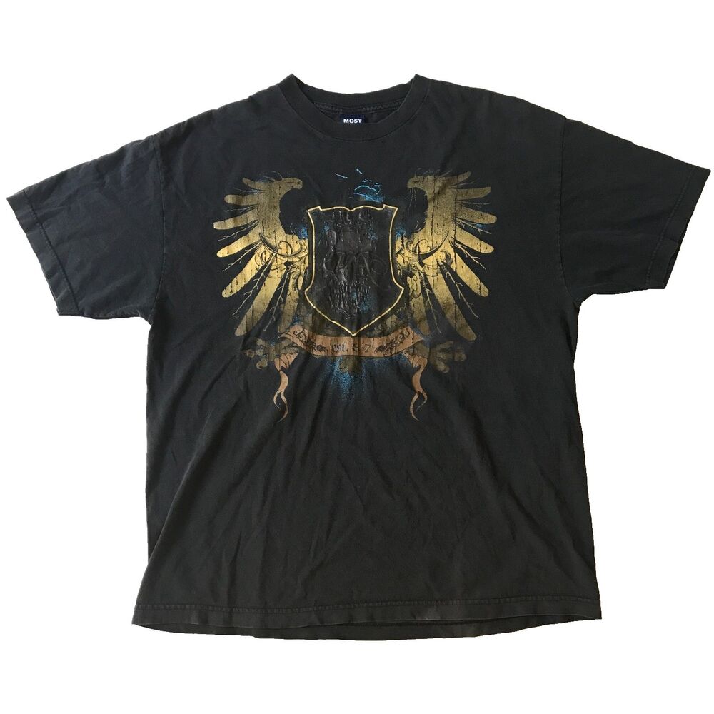 Vintage MC T Shirt Skull and Wings Est 1987